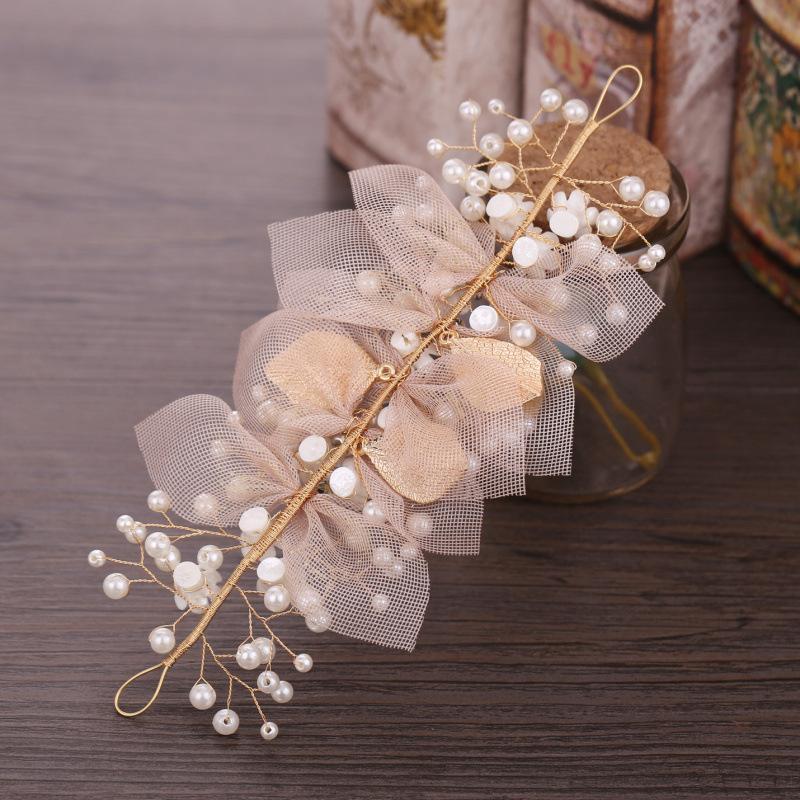  hair accessory flower wedding hair ornament head dress Tiara Katyusha pearl wedding wedding 