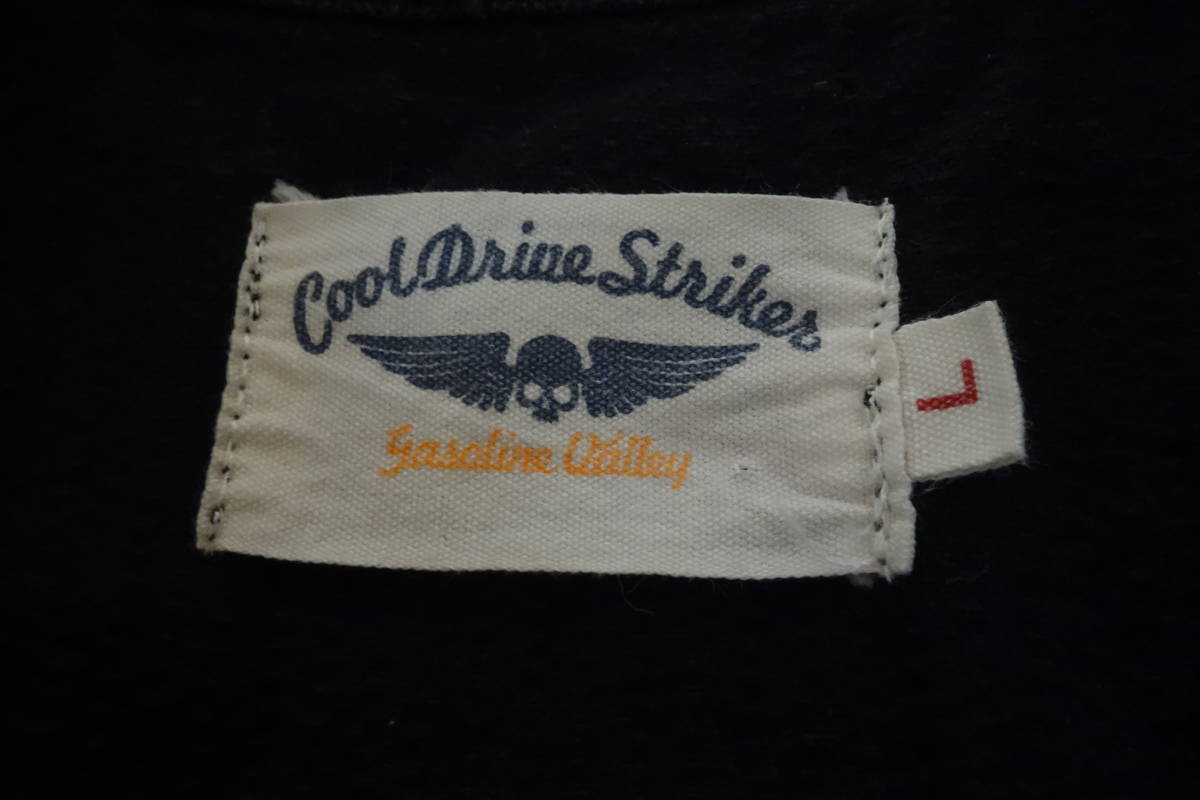 ●Cool Drive Striker クールドライブストライカー つなぎ オールインワン サイズL 半袖 刺繍_画像4