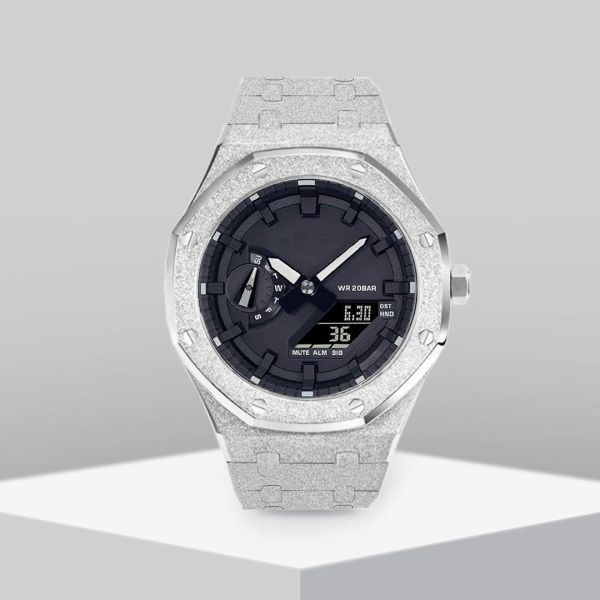 最新作売れ筋が満載 カスタム用パーツ フロステッド加工 カシオーク GA2100 GSHOCK シルバー GA-B2100カスタム A GA-2110 GA-2100 その他 最新作売れ筋が満載 カスタム用パーツ フロステッド加工 カシオーク GA2100 GSHOCK シルバー GA-B2100カスタム A GA-2110 GA-2100 その他