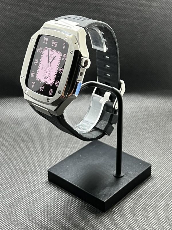 44mm 45mm apple watch メタル ラバーバンド カスタム 金属 ゴールデンコンセプト golden concept_画像2
