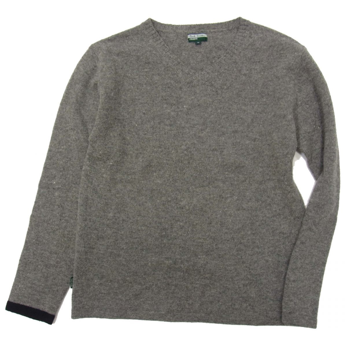 美品☆PaulSmith ポールスミス ウールニット セーター メンズ Vネック