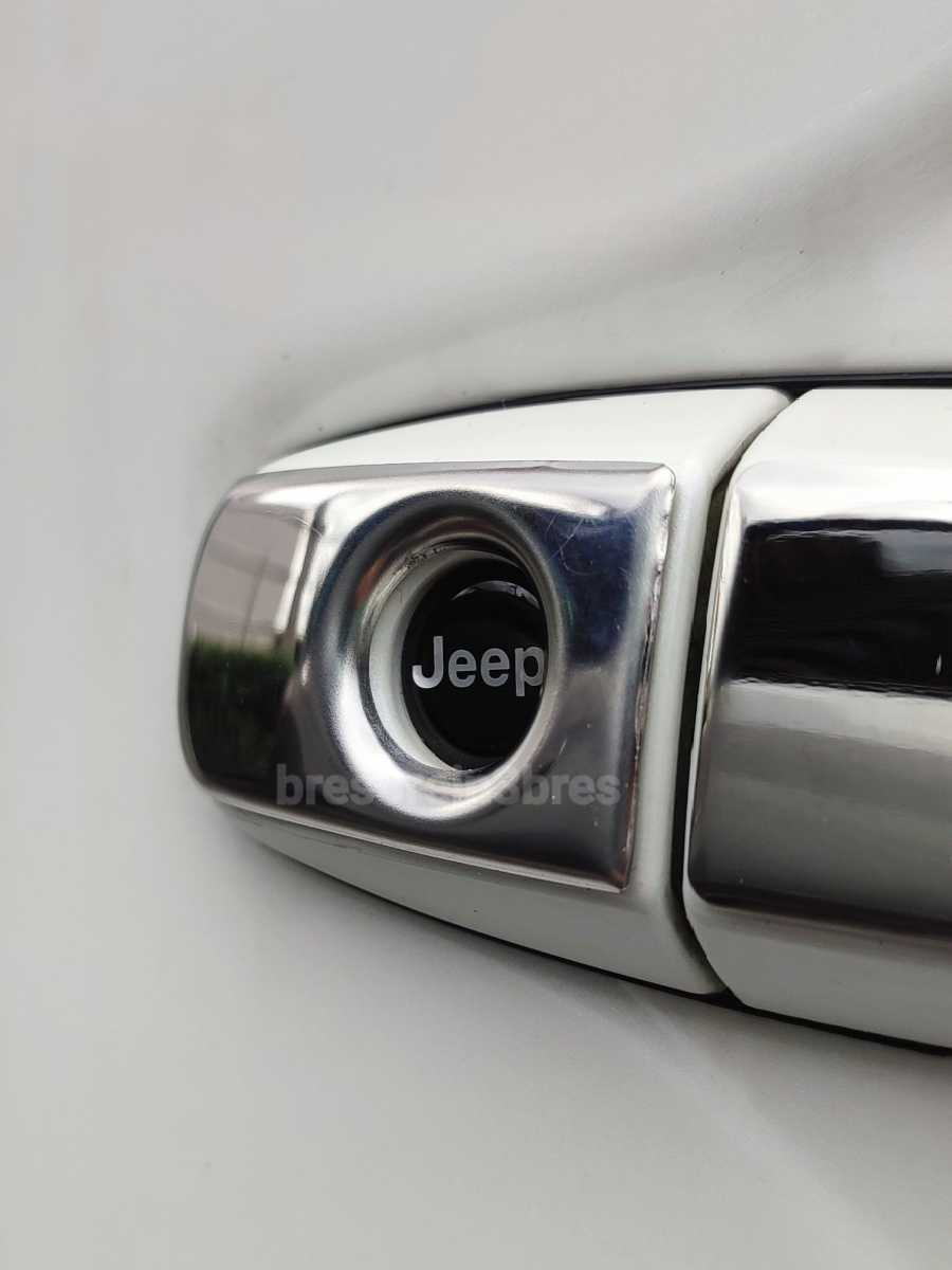 Jeep エンブレム 3Dクリスタル 鍵穴ステッカー キーレス専用■クライスラー ラングラー グランドチェロキー コンパス レネゲードの画像3