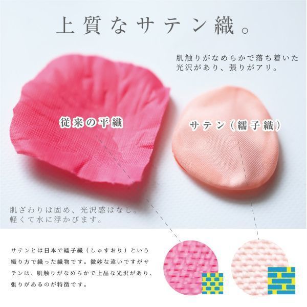 サテン フラワーシャワー 12g 約100枚 柔らか ハンドメイド ウェディング 造花 結婚式 フラワーペタル 滑らか【テラコッタ】_画像6