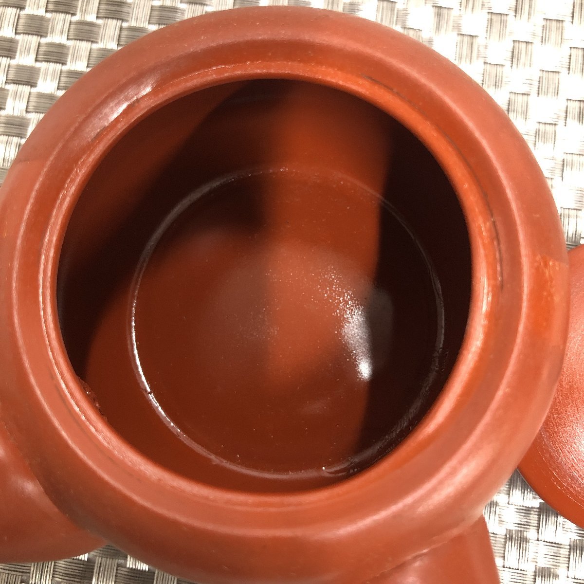 【長期保管品/インボイス登録店/KU】常滑焼 茶器揃 急須 湯呑×10客 セット 茶器 陶器 和食器 MZ0823の画像9