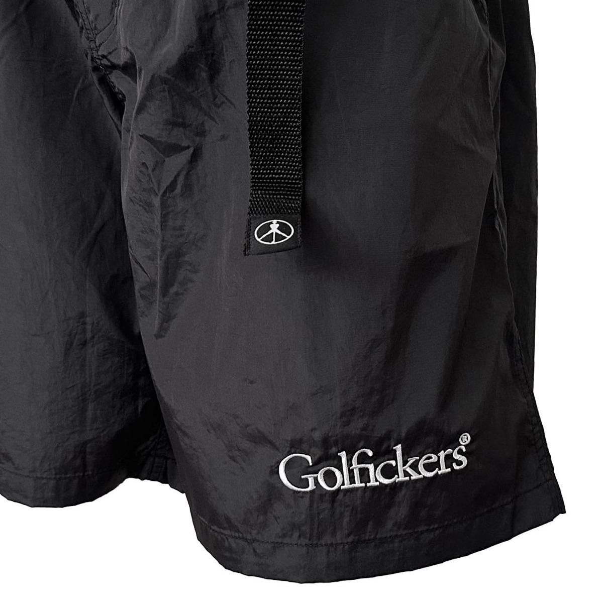 ゴルフィッカーズ golfickers シャカシャカショーツ XXL 新品未使用 ブラック ハーフパンツ ゴルフ golf
