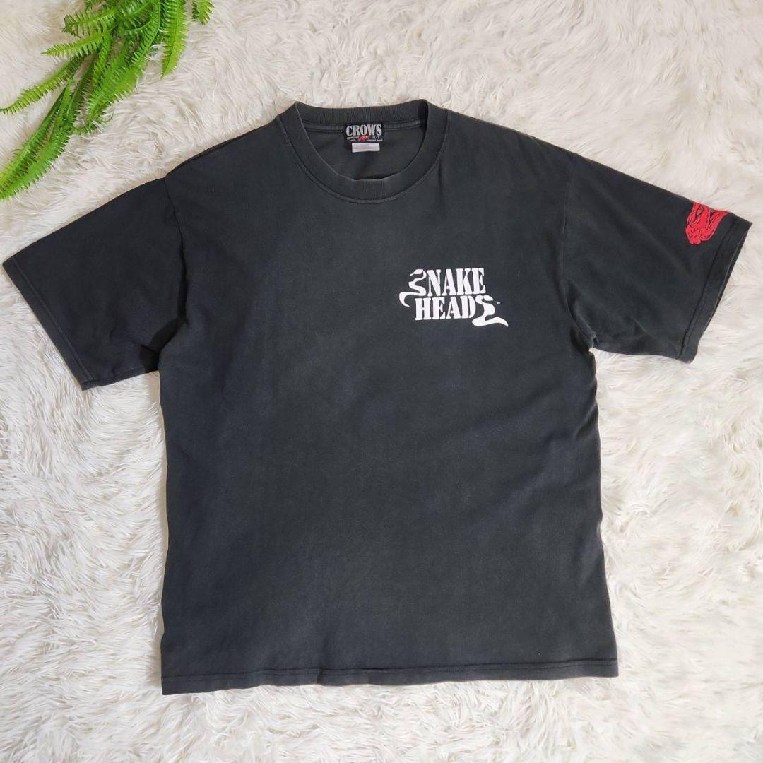 漫画クローズ×WORST 蛇スネーク刺繍・両面プリントTシャツ 表記 漫画クローズ×WORST 蛇スネーク刺繍・両面プリントTシャツ 表記