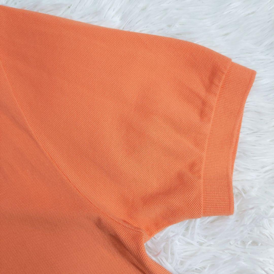 Polo by Ralph Lauren ロゴ刺繍・半袖ポロシャツ 大きめのMサイズ オレンジ系 ラルフローレン82131_画像7