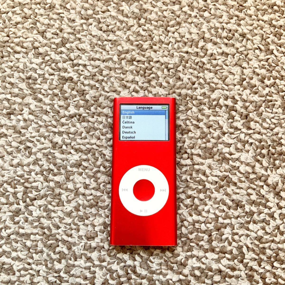 Apple iPod mini 本体のみ 第4世代 レッド 8GB ジャンク品