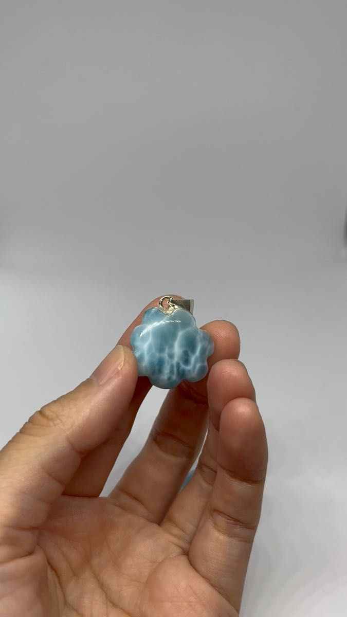 ラリマー ハート ペンダントトップの新品・未使用品・中古品 ラリマー ハート ペンダントトップの新品・未使用品・中古品