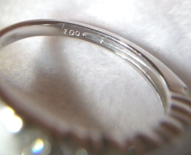 JEWELRY TSUTSUMI  Pt900 ダイヤモンド 1.00ct ハーフエタニティリング 12号 プラチナ ダイヤリング