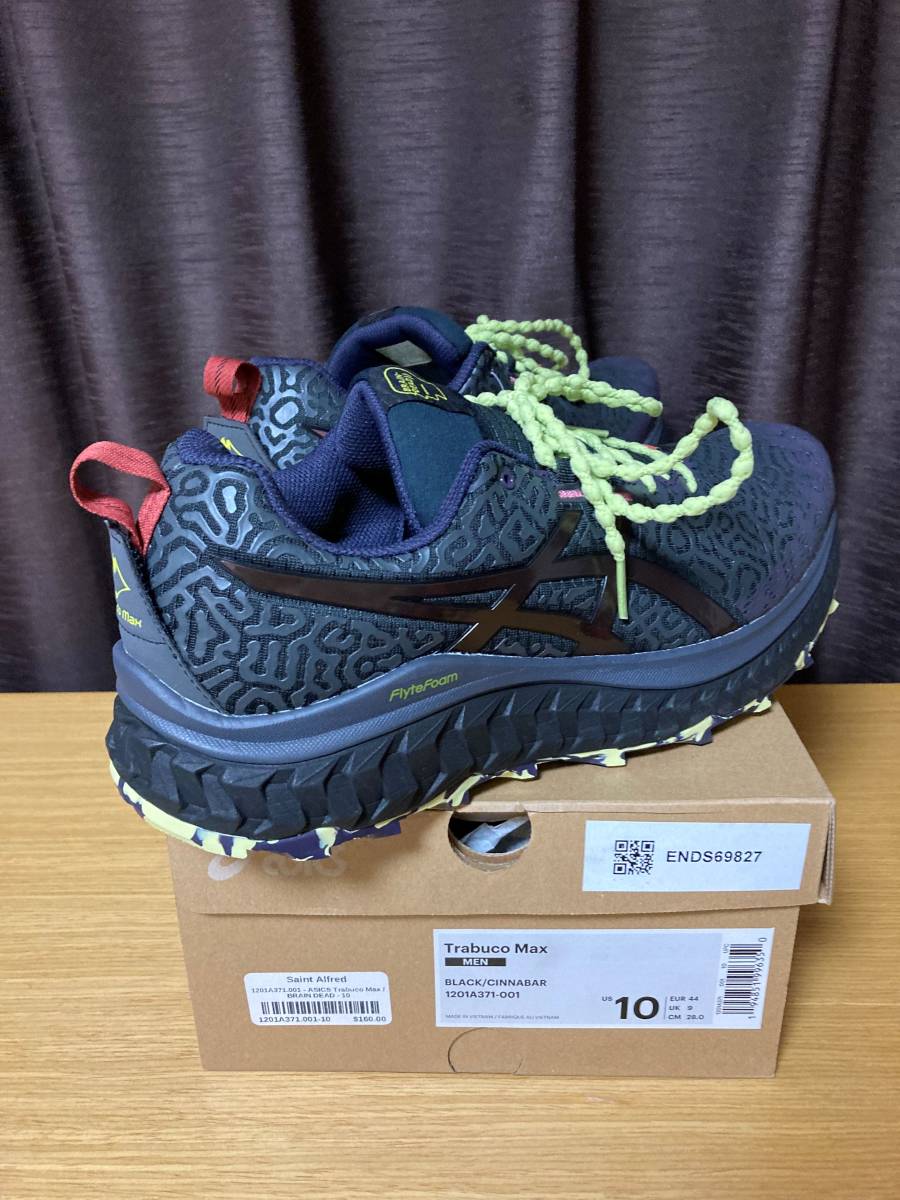 上品な TRABUCO ASICS DEAD BRAIN MAX 新品 cm 28 28.0cm
