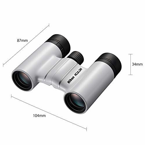 Nikon binoculars akyu long T02 8x21da is p rhythm type 8 times 21 calibre white ACULON ACT028X21WH