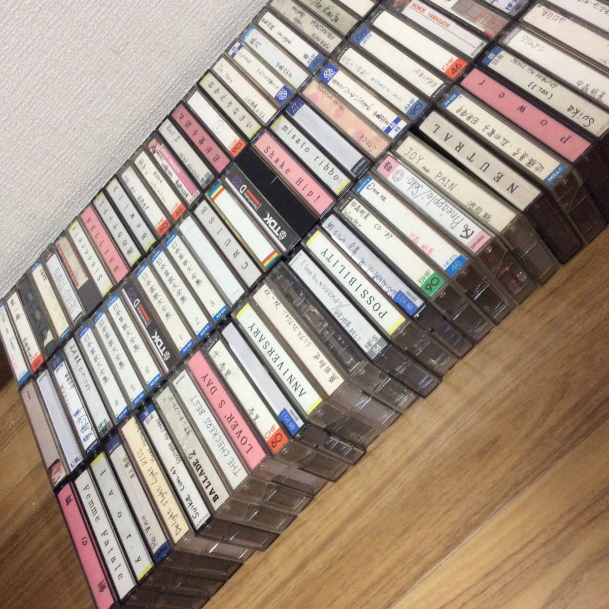 カセットテープ 大量 まとめて ■ 録音済み ジャンク品 ■ M0921_画像2