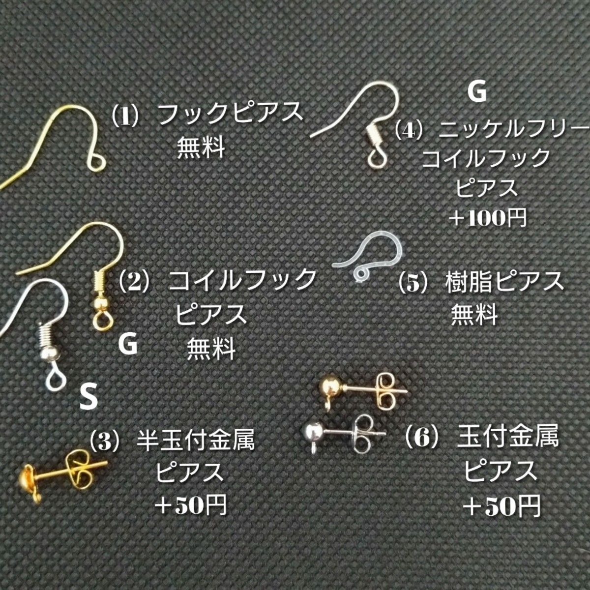 ハンドメイド　大きめシェルパール　ガラスビーズ　ドロップ　チャーム　ゴールド