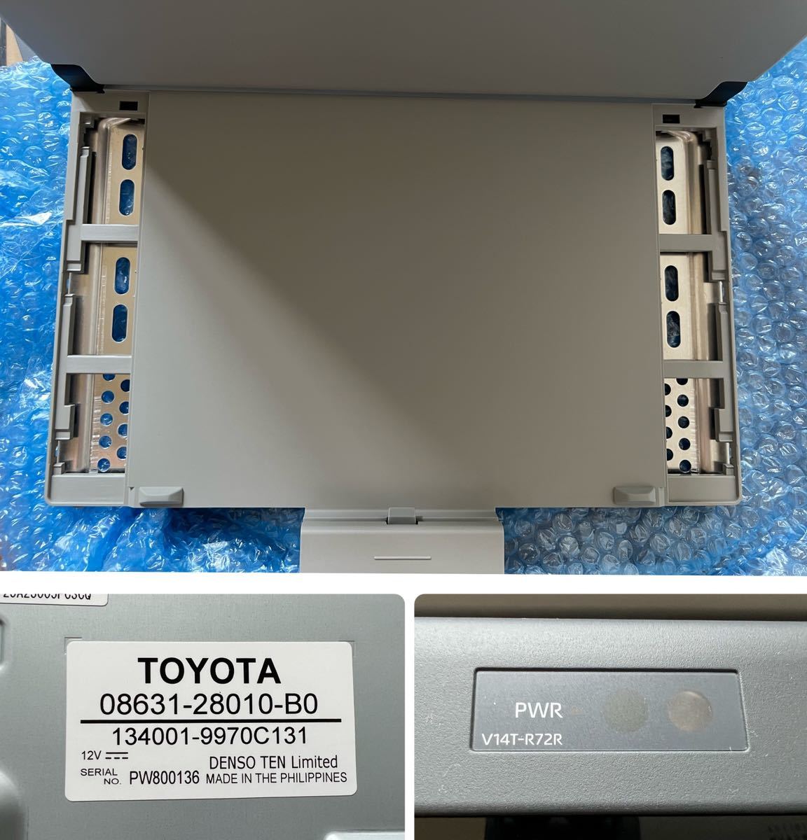 トヨタ純正 14型有機EL後席ディスプレイ V14T-R72R 天井色 トヨタ純正 14型有機EL後席ディスプレイ V14T-R72R 天井色