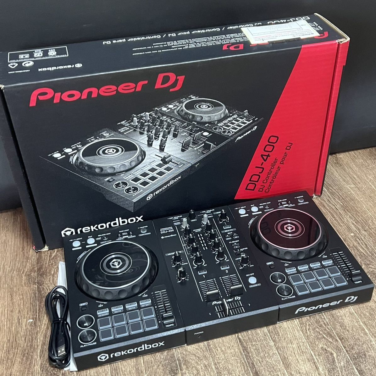 動作品/2019年製□Pioneer DDJ-400 rekordbox DJコントローラー PCDJ