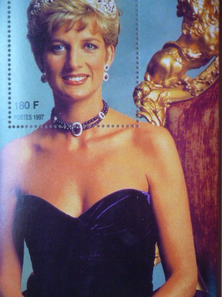 ニジェール切手『ダイアナ妃』1997 Oの画像1