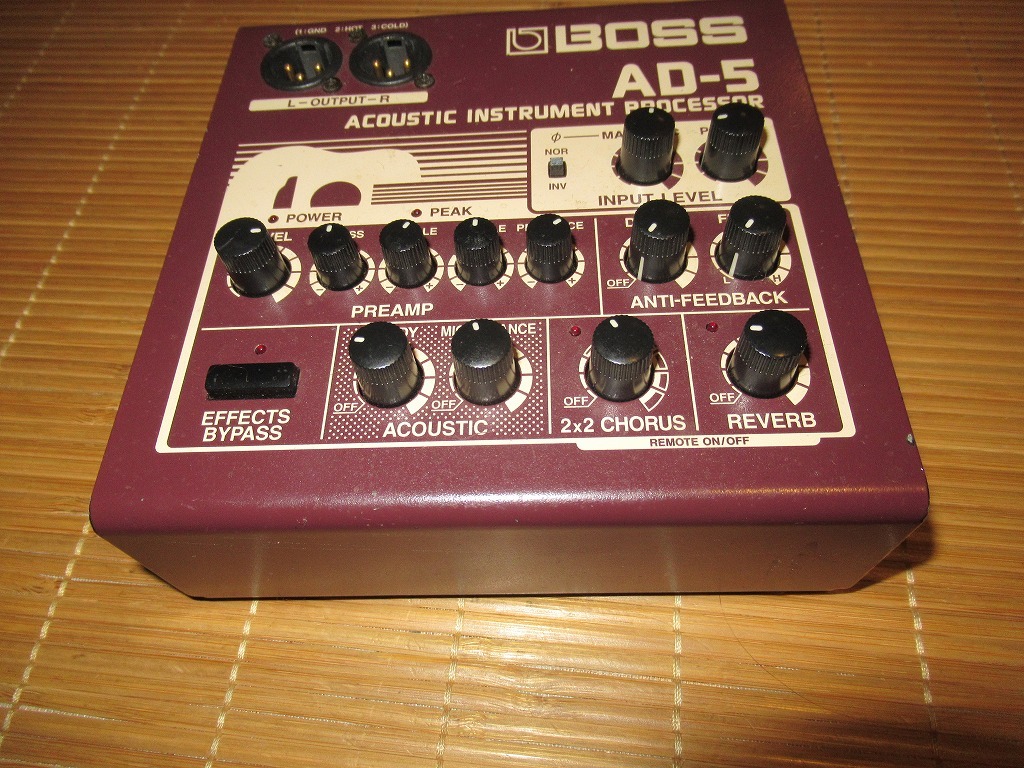 BOSS AD-5 プリアンプ