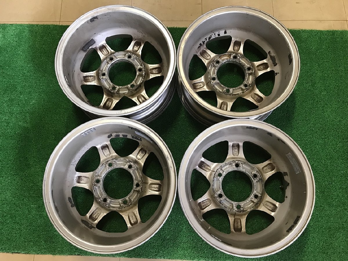 中古アルミホイール メーカー不明 15X6.5JJ+25 PCD139.7 6穴 a-3742 K2-2 YM_画像10