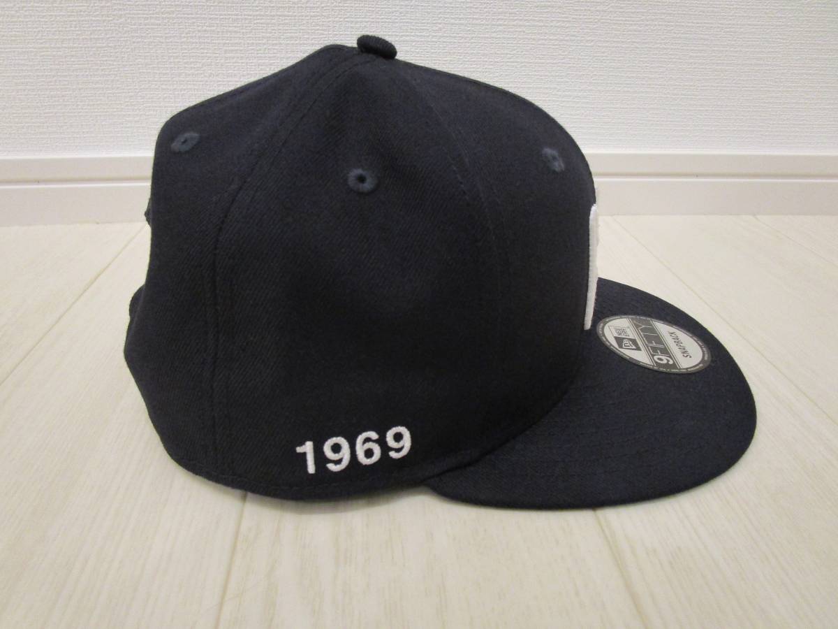 GAP NEW ERA 50周年 限定コラボキャップ 帽子 野球帽 ネイビー ほぼ黒 ブラック 新品に近い状態 東京ヴェルディ 1969 スナップバック