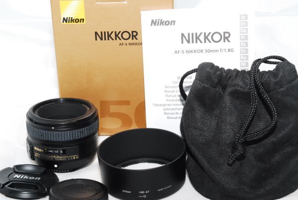 期間限定超特価 新品級 ☆Nikon 単焦点レンズ AF-S NIKKOR 50mm