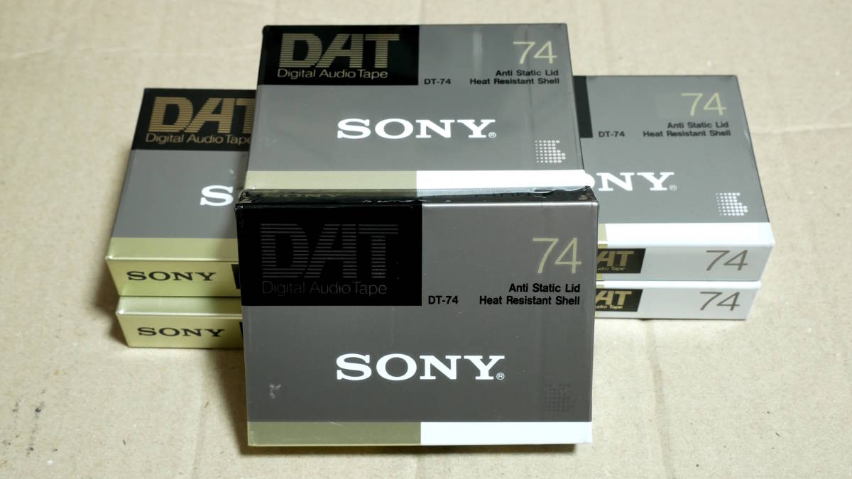 ★☆新品・未開封☆★DATテープ SONY DT-74RN　74分用6本セット☆★_画像1