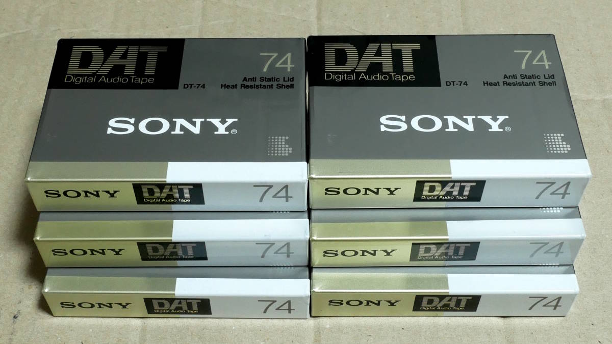 ★☆新品・未開封☆★DATテープ SONY DT-74RN　74分用6本セット☆★_画像4