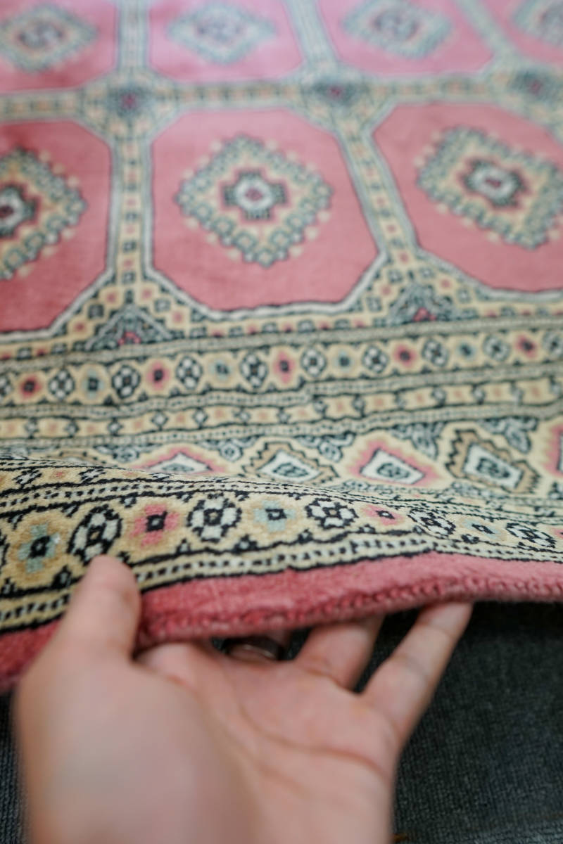 通販限定 255×205cm【パキスタン手織り絨毯】ペルシャ絨毯