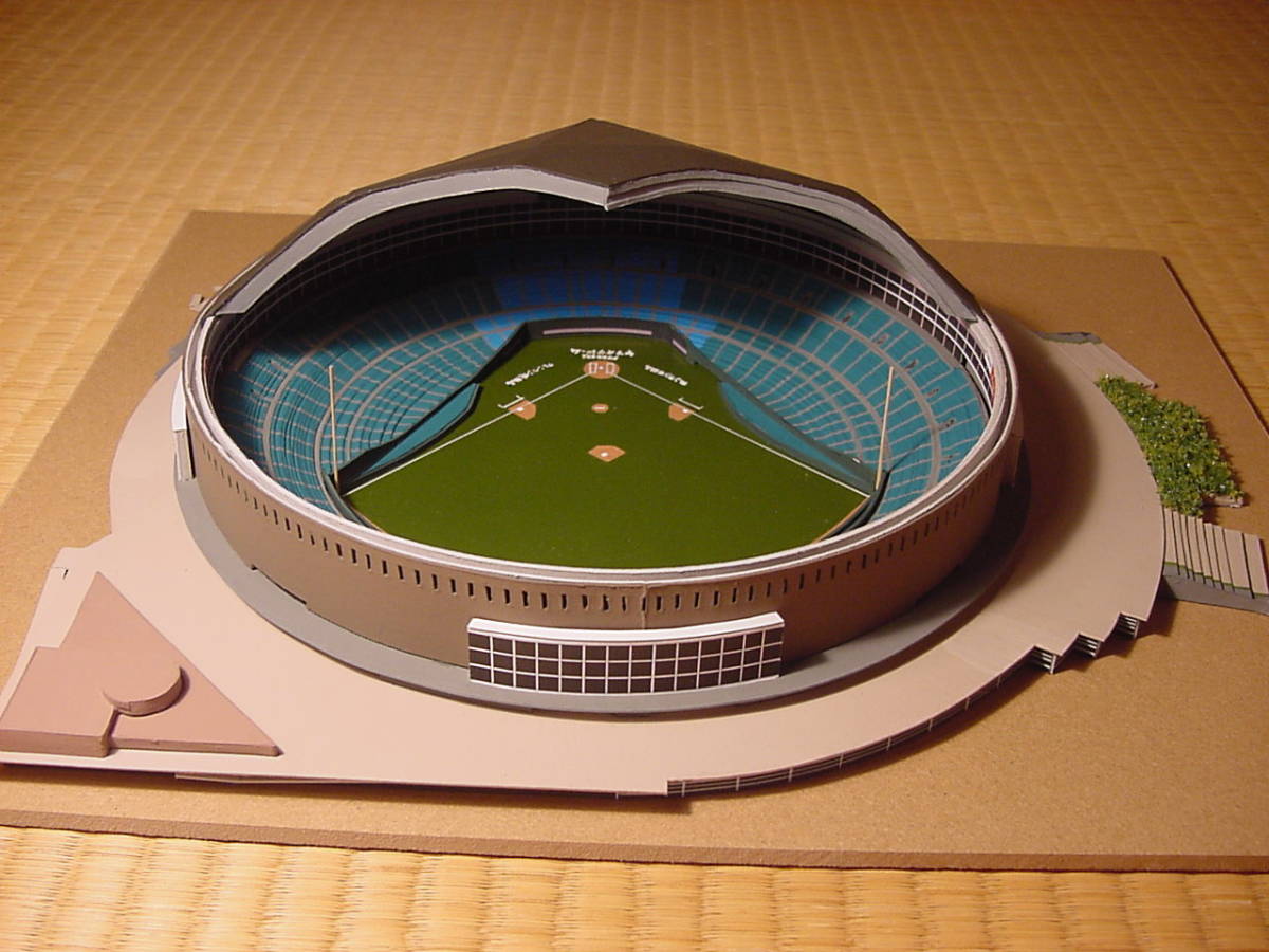  Fukuoka dome. construction model fd22 large e- Hawk s. book@. ground 