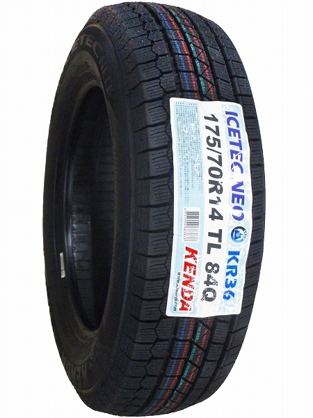 4本セット 175/70R14 2023年製 新品スタッドレスタイヤ KENDA KR36 ケンダ 175/70/14_画像3