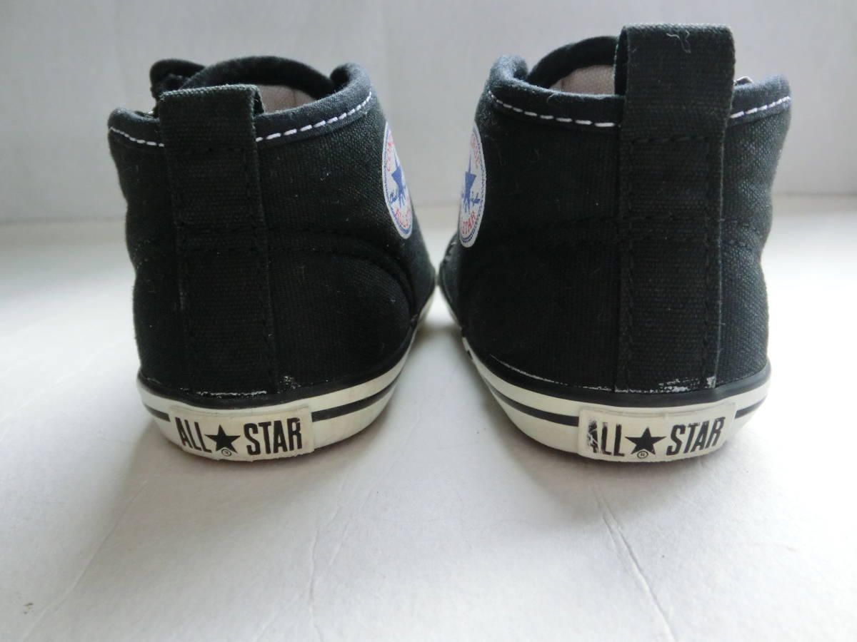 ★美品★コンバース*ベビー キッズ ALL STAR*　ハイカット ファスナー*ブラック　12,5㎝_画像5