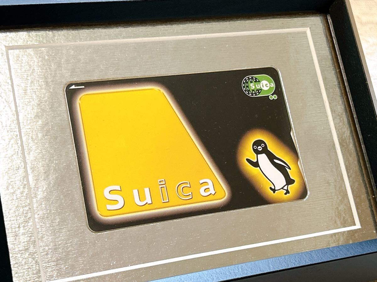 当選 非売品 JR東日本 Suica ブラック キャンペーン コンビニ 限定 スイカ ペンギン ICカード 鉄道_画像1