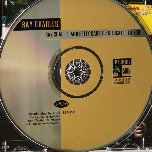 【アルバム2枚分収録】レイ・チャールズ　ベティ・カーター　RAY CHARLES AND BETTY CARTER　DEDICATED TO YOU　オススメ！_画像3