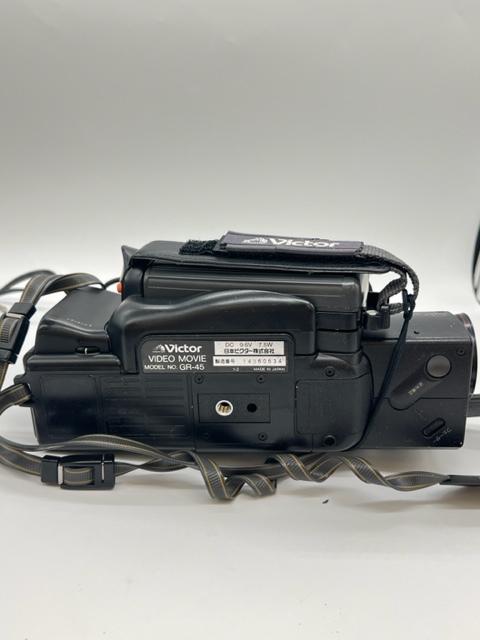 S975■Victor Video Movie AF X6 POWER ZOOM GR-45 ビクター ビデオムービー ビデオカメラ VHS C ACパワーアダプター付 ■_画像8