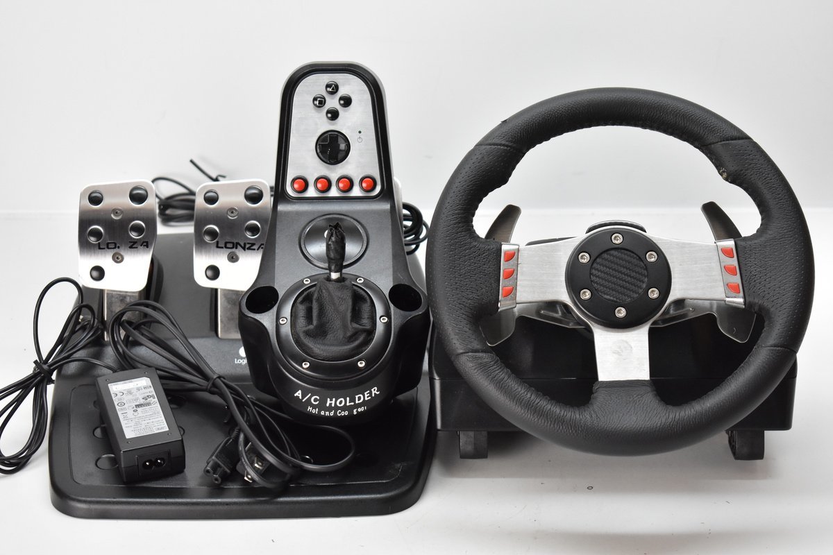 Logitech G27 Racing Wheel ハンドル + ペダル + シフトレバー 一式