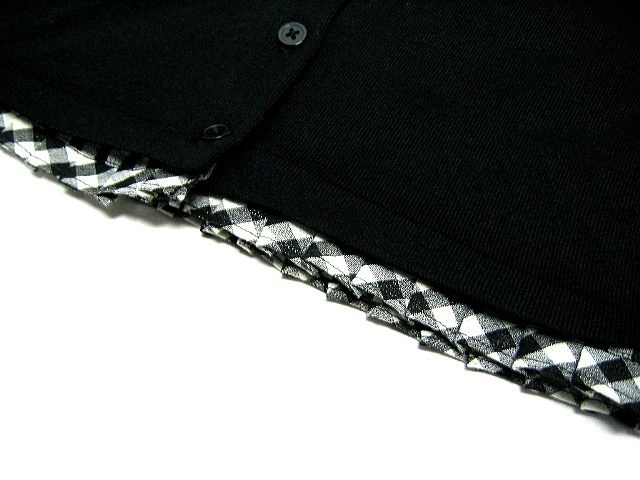 Paul Smith BLACK LABEL ポールスミス ブラックレーベル 飾り付きのハイゲージニットカーディガン セーター_画像5