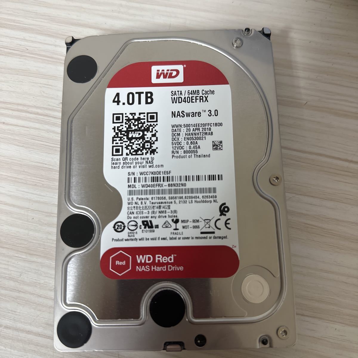 専門ショップ N55:(動作保証/使用0時間)Western Digital HDD SATA 3.5