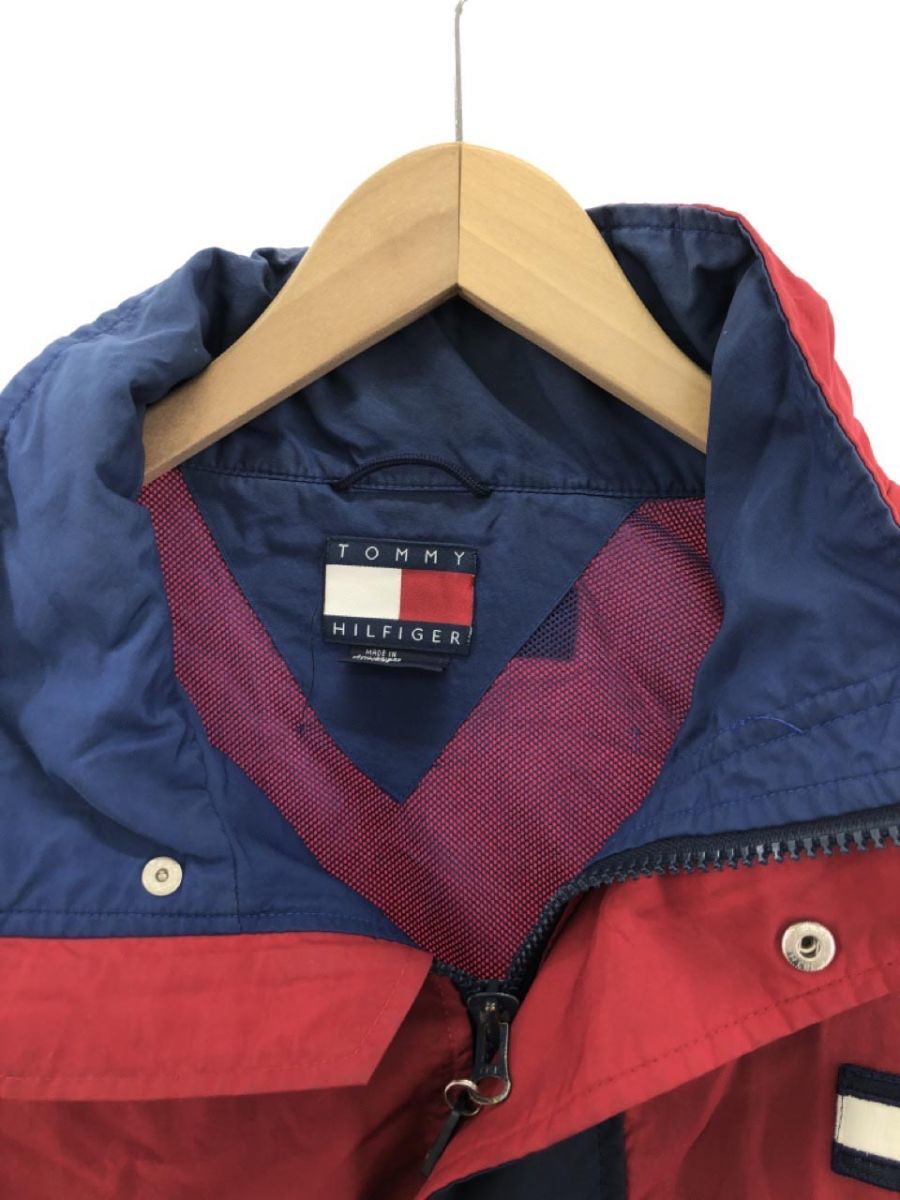 TOMMY HILFIGER トミーヒルフィガー ナイロン ジャケット sizeM/レッド ◇■◎ ☆ dic5 メンズ_画像2