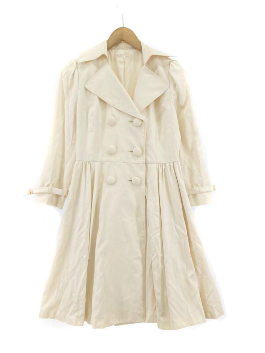 LAISSE PASSE Laisse Passe trench coat size38/ beige *# * dic5 lady's 