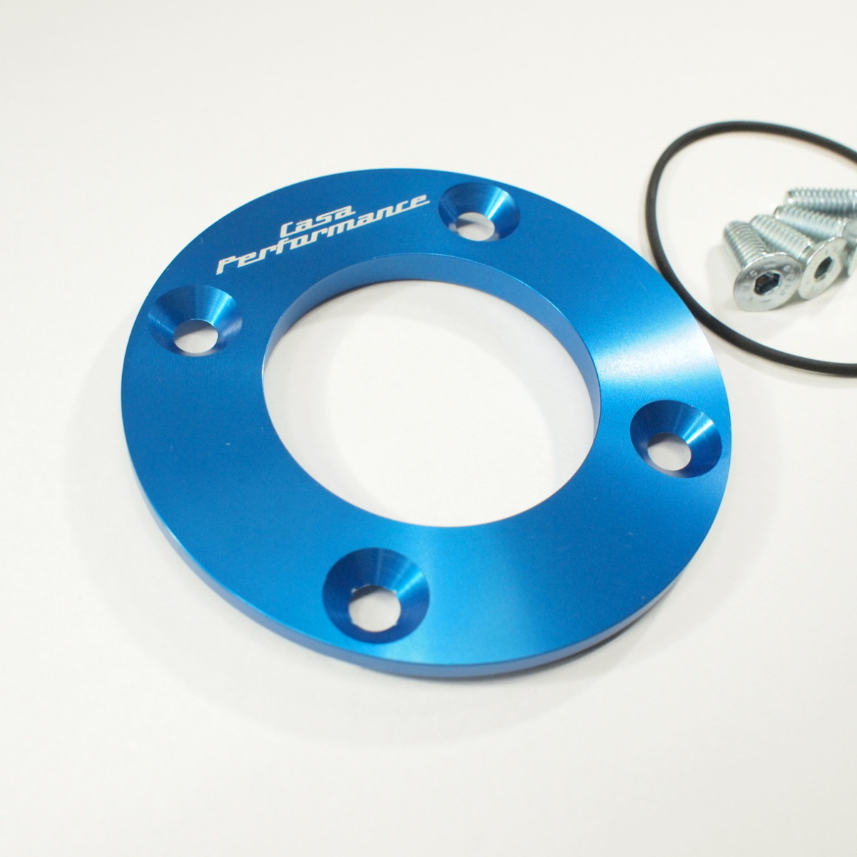 Drive side oilseal retainer plate for bearing 6305 with O-ring -CASA PERFORMANCE- Lambretta ランブレッタ ドライブサイドプレート_画像2