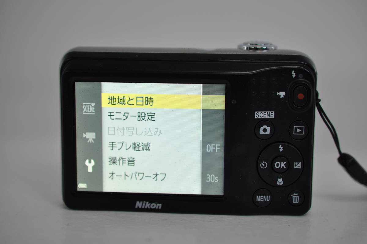 動作品 単三電池使用 ニコン Nikon COOLPIX A10 クールピクス コンパクトデジタルカメラ 管N7327_画像9