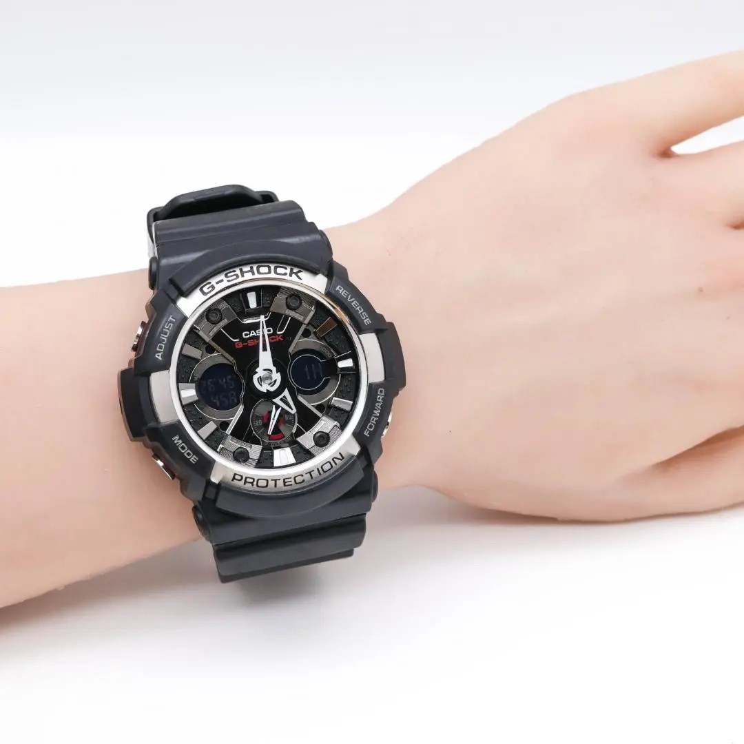 美品》G-SHOCK 腕時計 ブラック アナデジ 20気圧防水｜PayPayフリマ