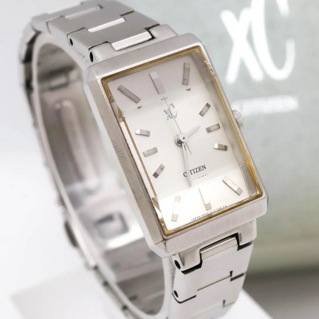《人気》CITIZEN XC 腕時計 シルバー カットガラス レディース
