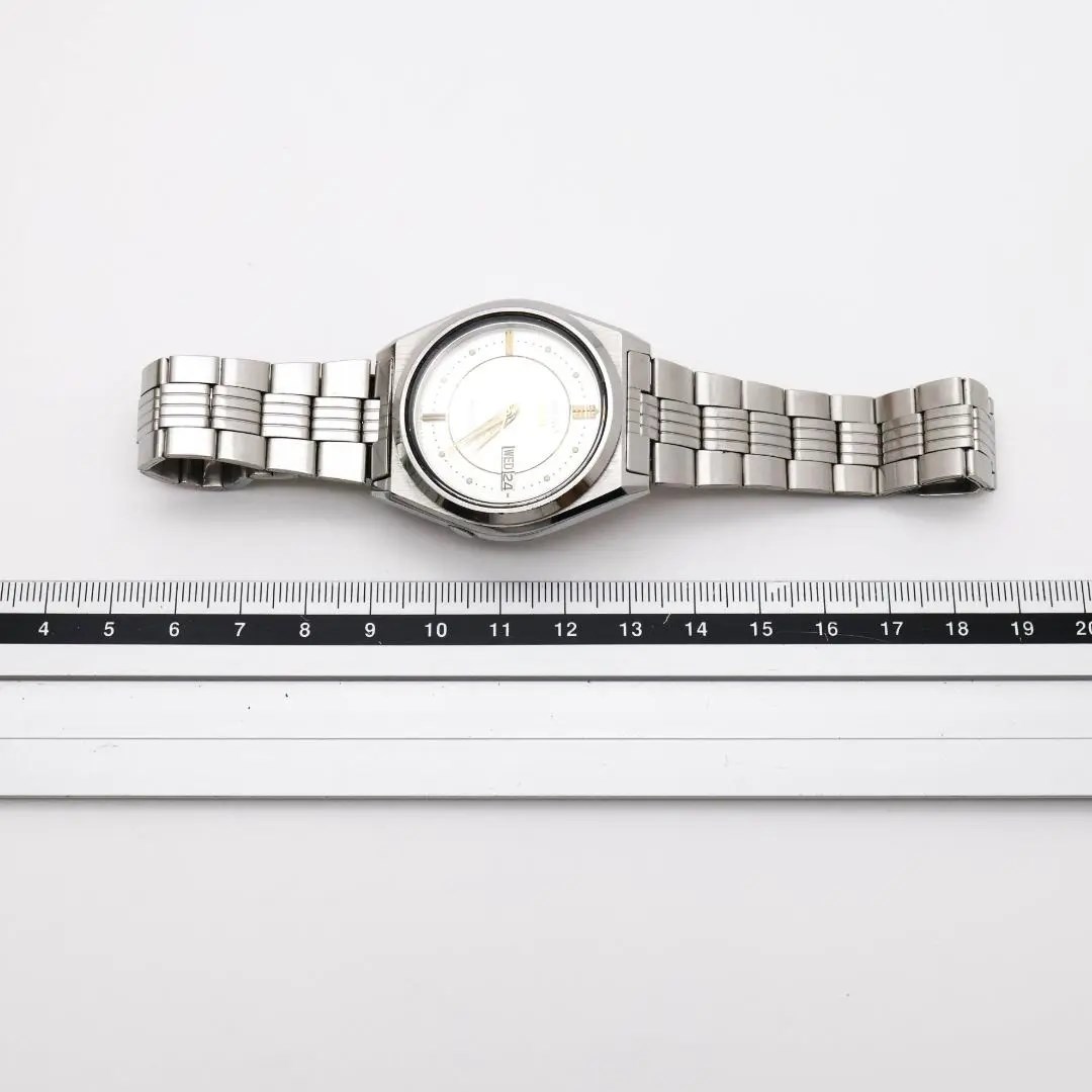 人気》SEIKO 5 腕時計 シルバー デイデイト 自動巻き メンズ e｜Yahoo