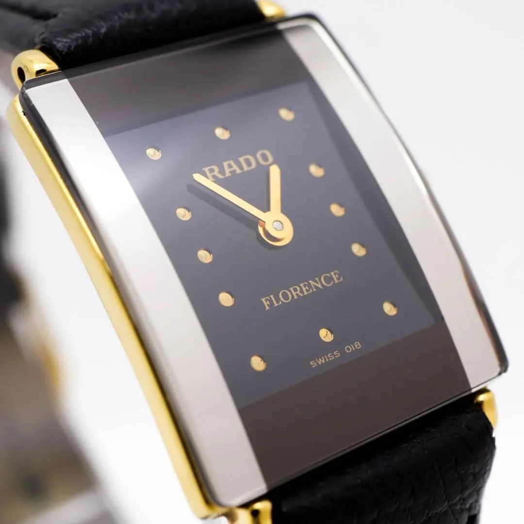 《美品》RADO FLORENCE 腕時計 ブラック エレガント レディースi_画像4