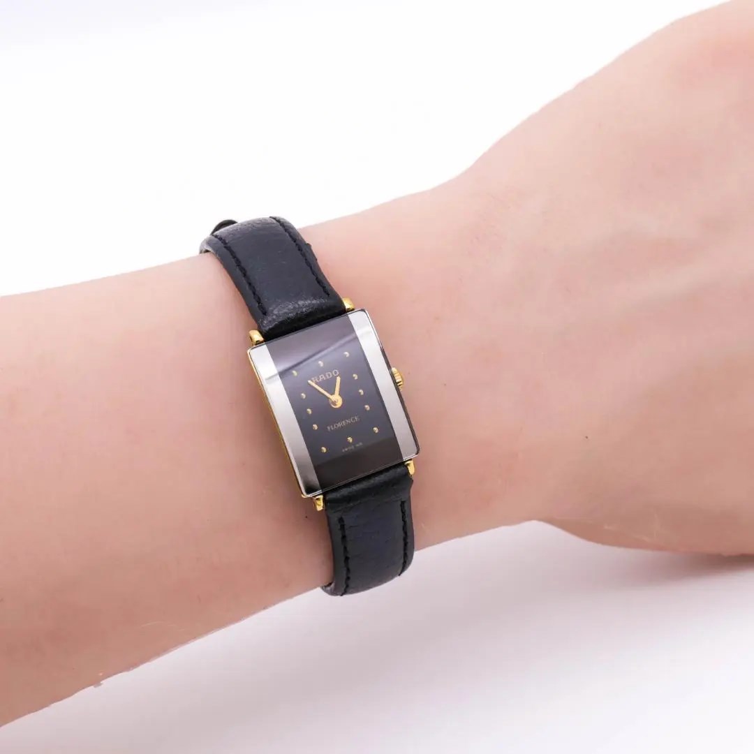 《美品》RADO FLORENCE 腕時計 ブラック エレガント レディースi_画像2