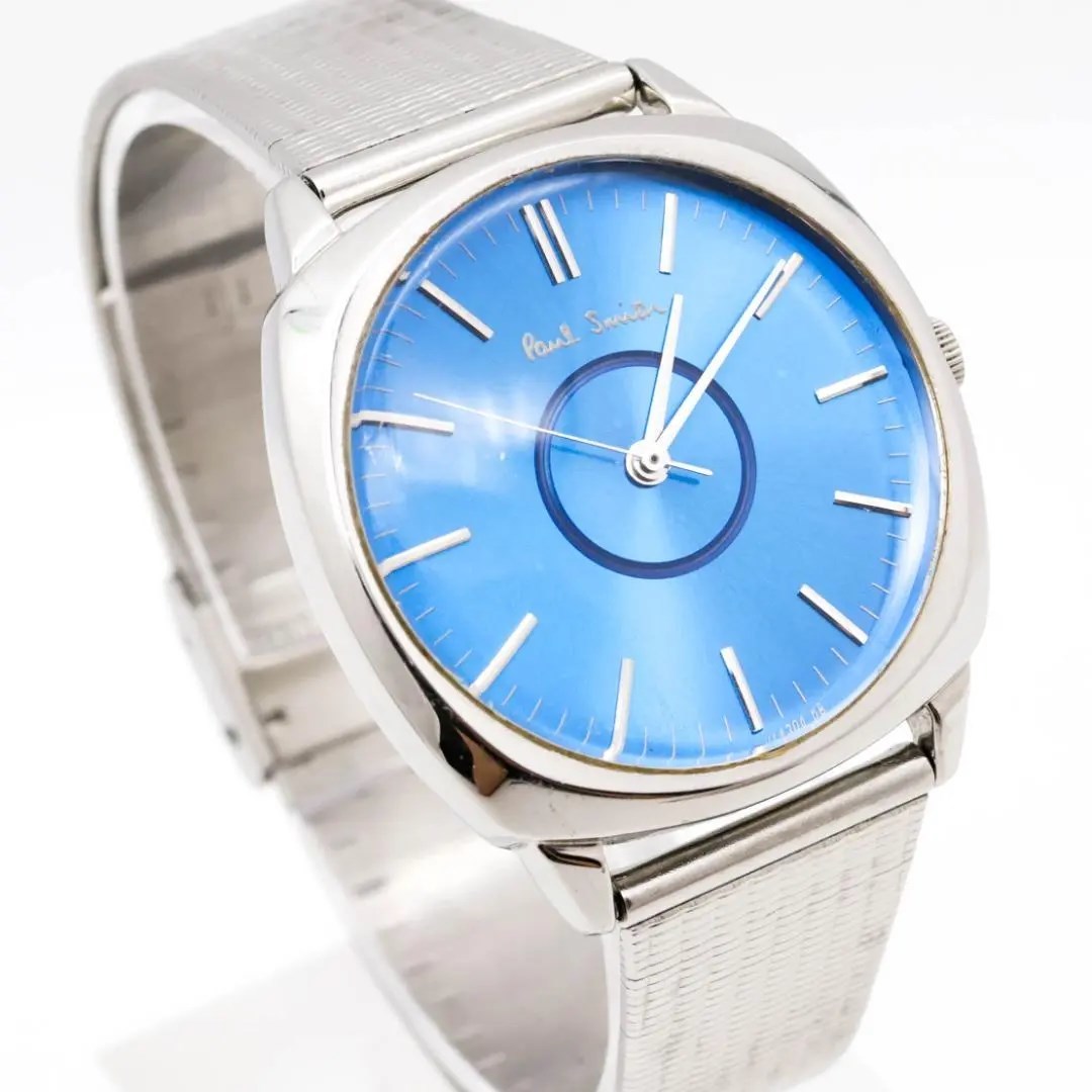 《人気》Paul Smith 腕時計 ブルー クォーツ フリーアジャストi