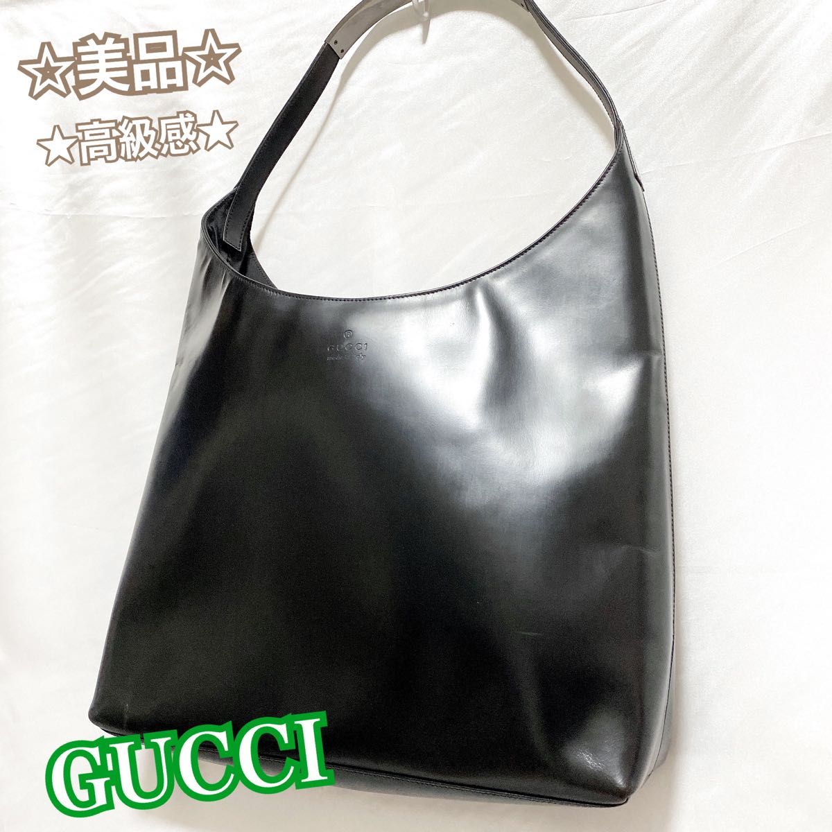 2023人気 ワンショルダーバッグ グッチ レザー GUCCI 手提げ