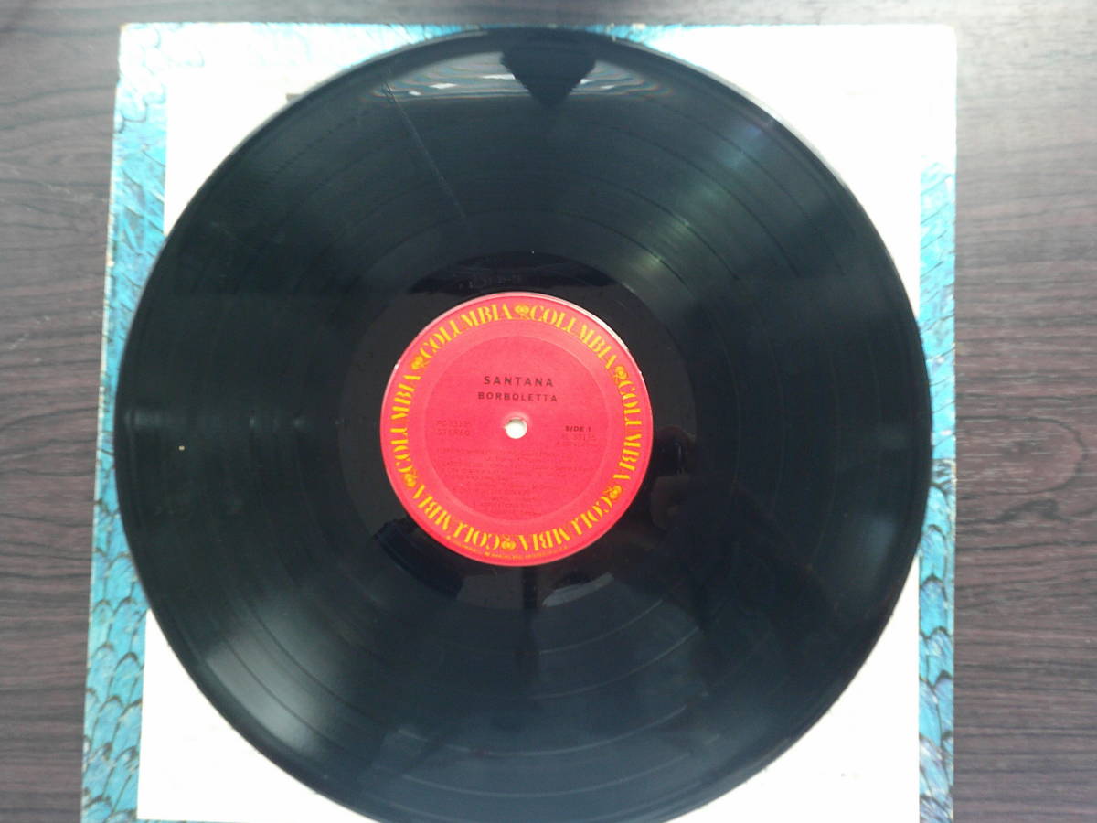 1190 中古 LP レコード　不死蜂　ＢORBOLETTA　SANTANA　LP版　_画像6