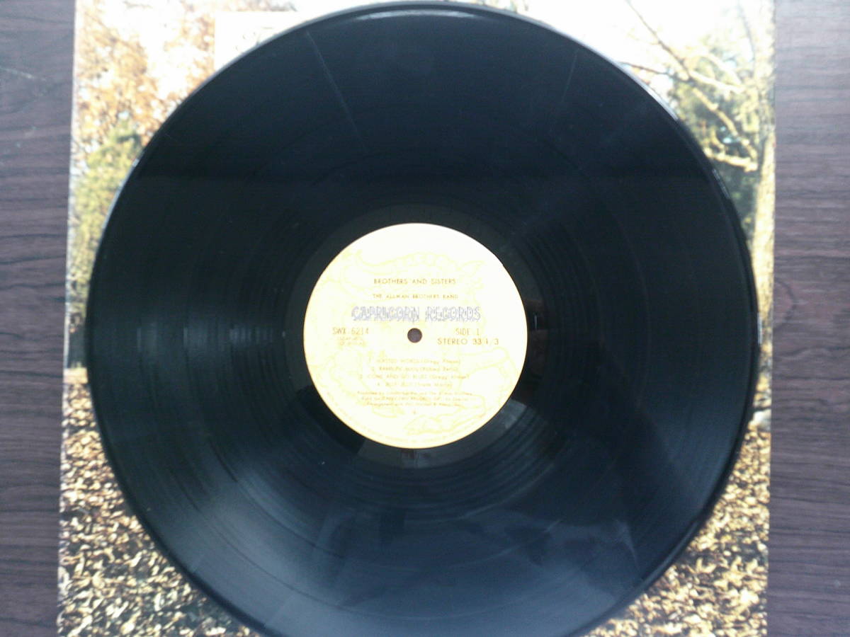 1197 中古 LP レコード　ブラザーズ＆シスターズ／オールマン・ブラザーズ・バンド　LP版　_画像8